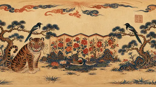 Inside a Korean Folk Painting