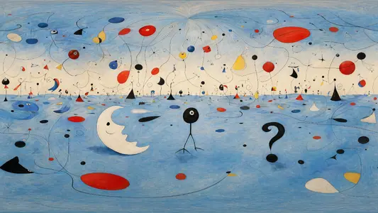 Inside a Miro Biomorphic Field